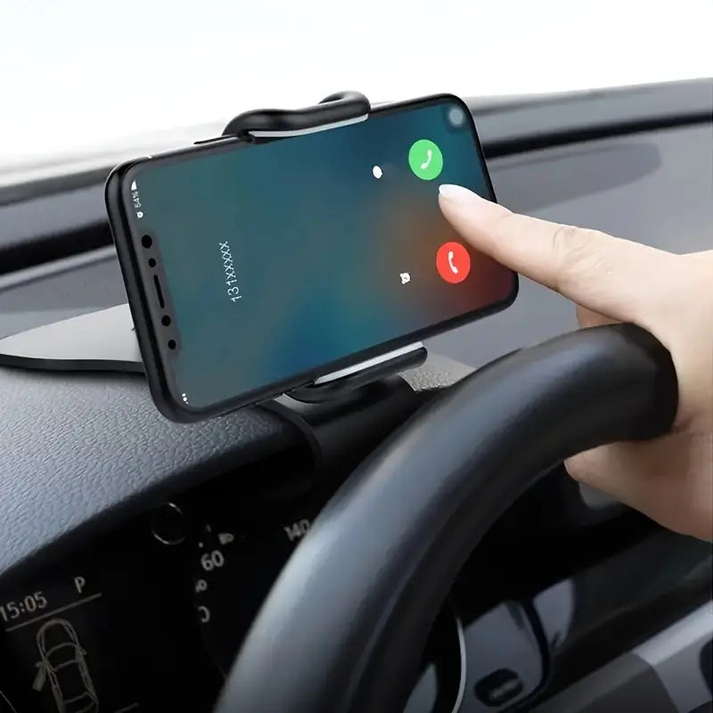 Dolwao Universal Car Phone Holder - Easy Install, Non-Slip Clip for All Phones