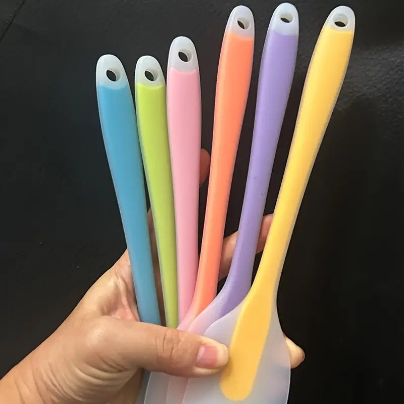 1pc Premium Silicone Spatula Set - Non-Stick, Heat Resistant Kitchen Utensils for Cooking, Baking, Flipping - Food Grade, Dishwasher Safe