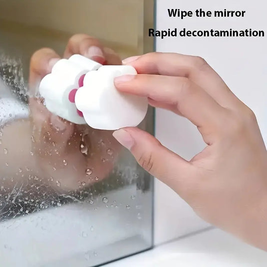 Magic Sponge Cleaner for Streak-Free Mirrors & Faucets - Instant Stain Removal