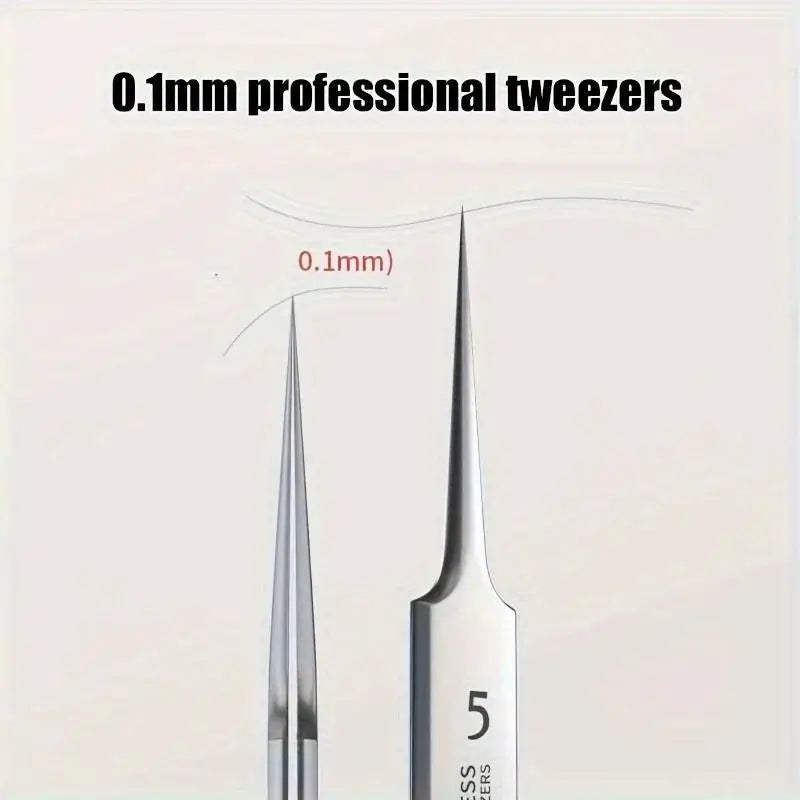 Fine Tweezers For Removing Blackheads And Acne, Stainless Steel, Suitable For All Skin Types, No Fragrance