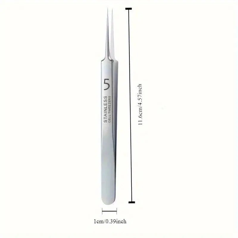 Fine Tweezers For Removing Blackheads And Acne, Stainless Steel, Suitable For All Skin Types, No Fragrance