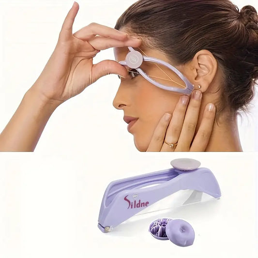 1pc Women Hair Removal Epilator Mini Facial Hair Remover Spring Threading Face Defeatherer For Cheeks Eyebrow