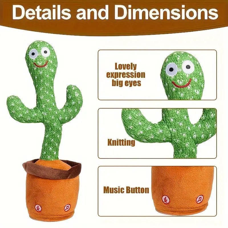 "Dance Cactus Talking Toy: Singing & Recording Fun for Kids!"