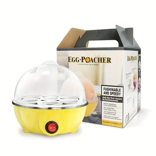 "Compact Mini Electric Egg Cooker - Versatile Steamer for Home, Dorm, and Office"