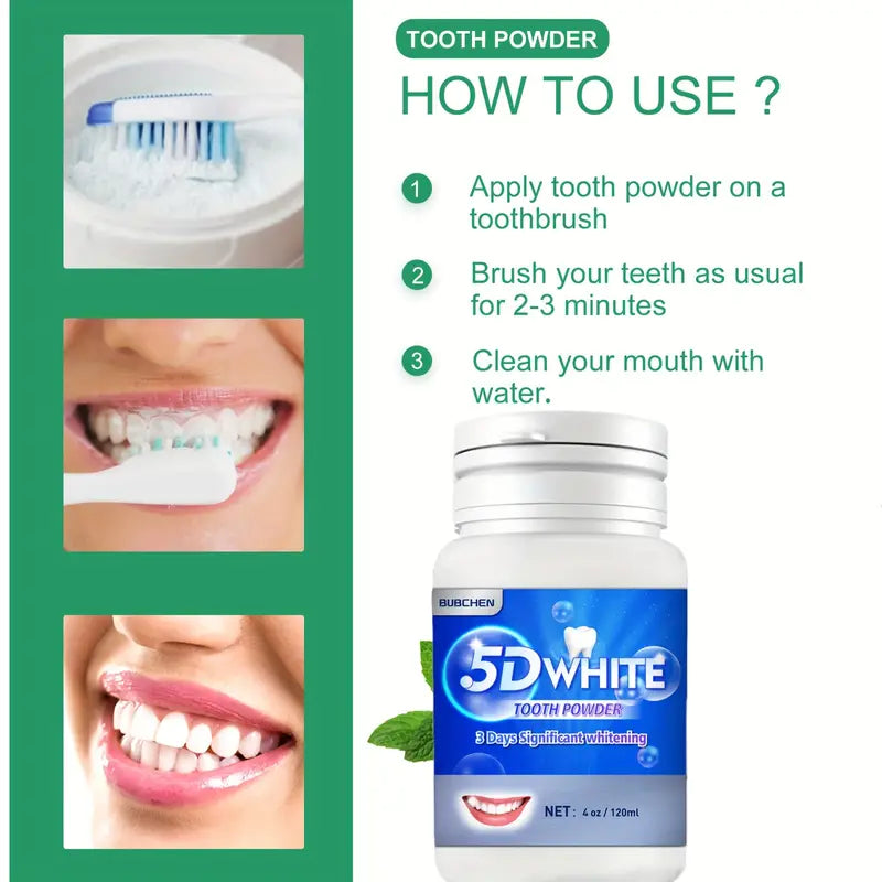 1pc Teeth Cleaning Powder, Teeth Polishing Tooth Deep Cleaning Powder, Breath Freshener, Tooth Cleaning Powder For Daily Life