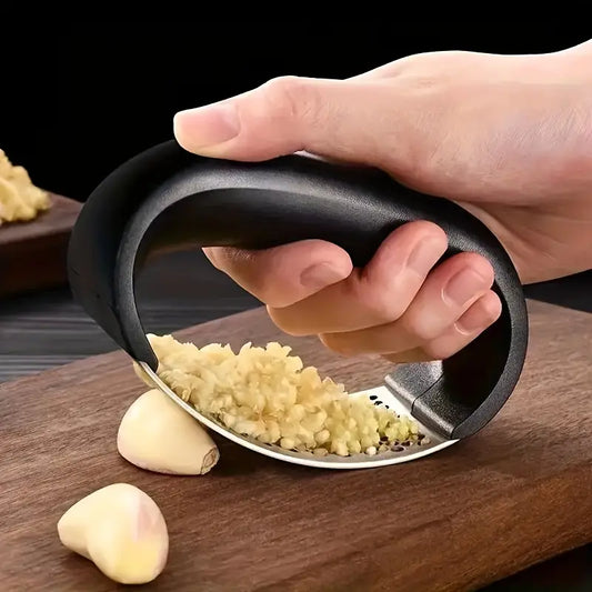 "Ultimate Stainless Steel Garlic Press: Your Kitchen Essential!"