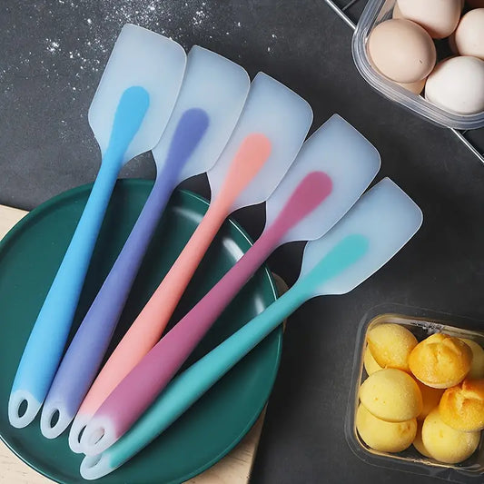 1pc Premium Silicone Spatula Set - Non-Stick, Heat Resistant Kitchen Utensils for Cooking, Baking, Flipping - Food Grade, Dishwasher Safe