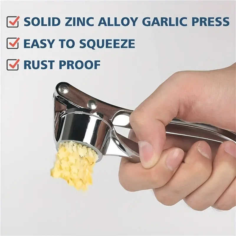 1 Piece metal Garlic Press Manually Crusher Handheld Ginger Kitchen Tools Kitchen Accessories