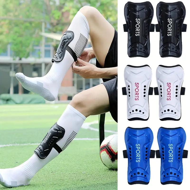 1 Pair Soccer Guards, Pads, Soccer Equipment For Football Games, Lightweight And Breathable Calf Protective Gear