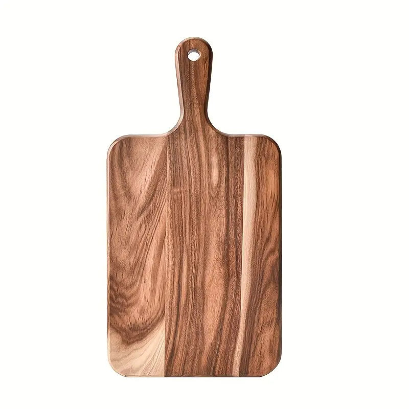 "Versatile Wooden Chopping Board - Perfect for Charcuterie, Meat, Cheese, and Vegetables"