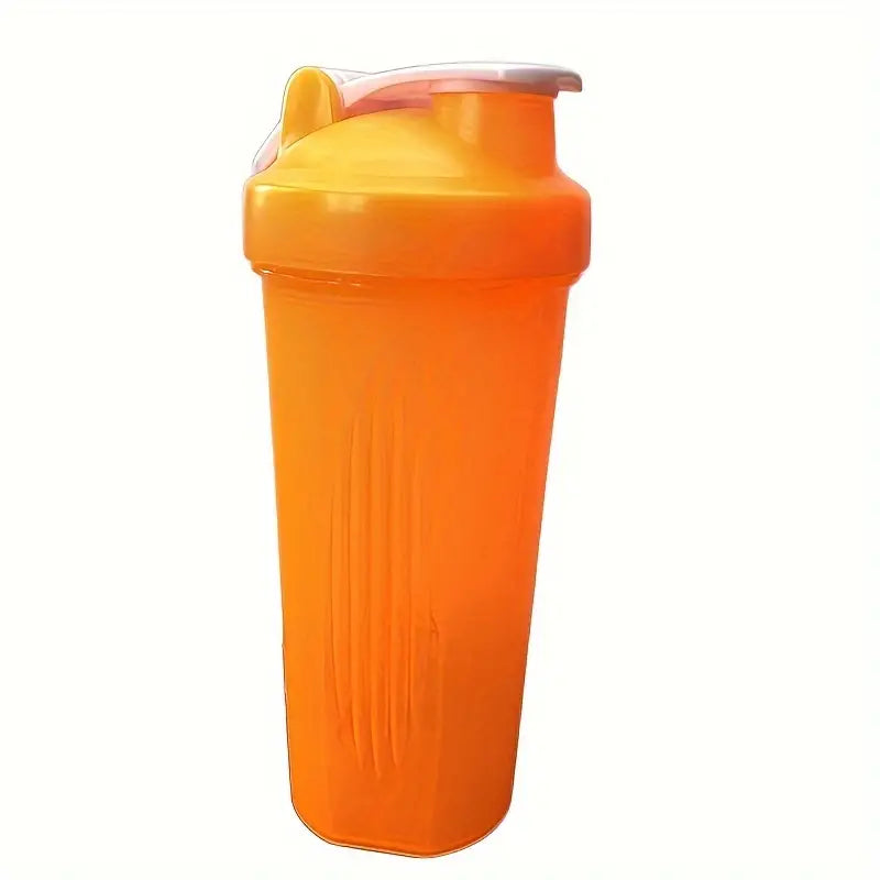 "1pc Shaker Bottle with Mixer Ball - Ideal for Protein Shakes & Workout Supplements"